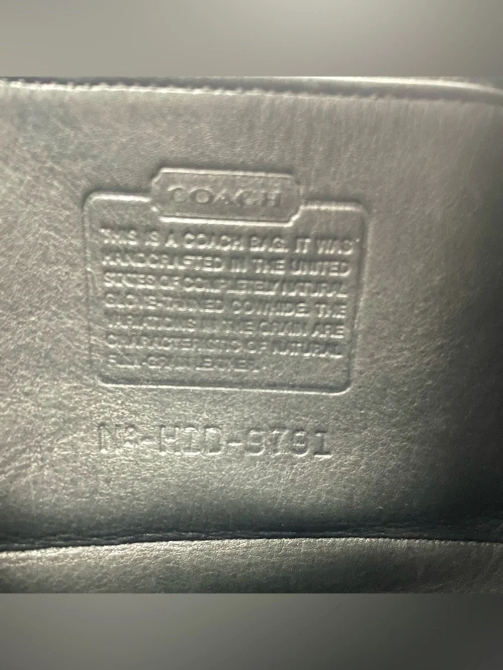 Vintage Coach Daypack #9791 Black Leather Backpack Made in USA Classic Turnlock - Picture 12 of 15